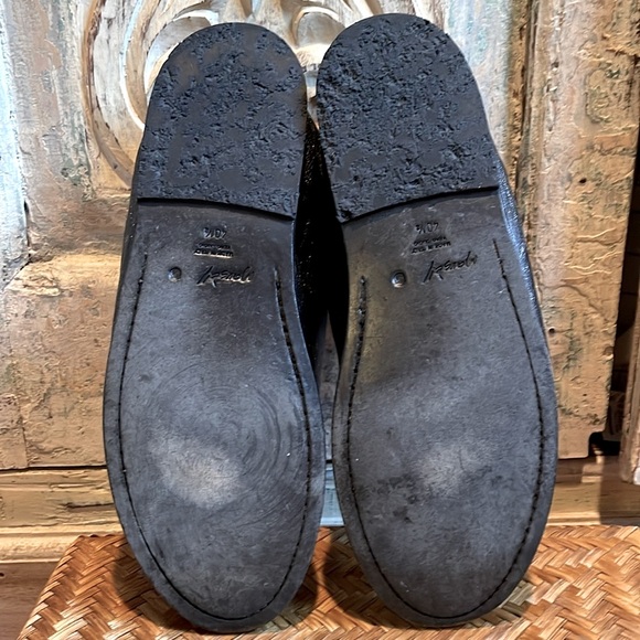 EUC Marsell Leather Distressed Laceless Metallic Oxfords, /40.5 EU, 10.5 US/ - Picture 7 of 8